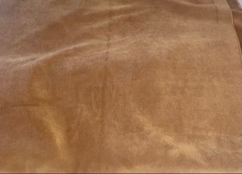 Coupon minkee lisse brun clair