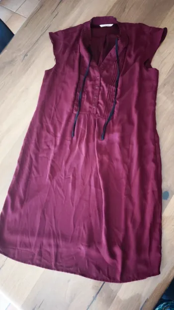 Robe camaïeu prune