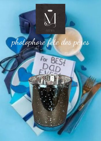 Photophore fête des pères
