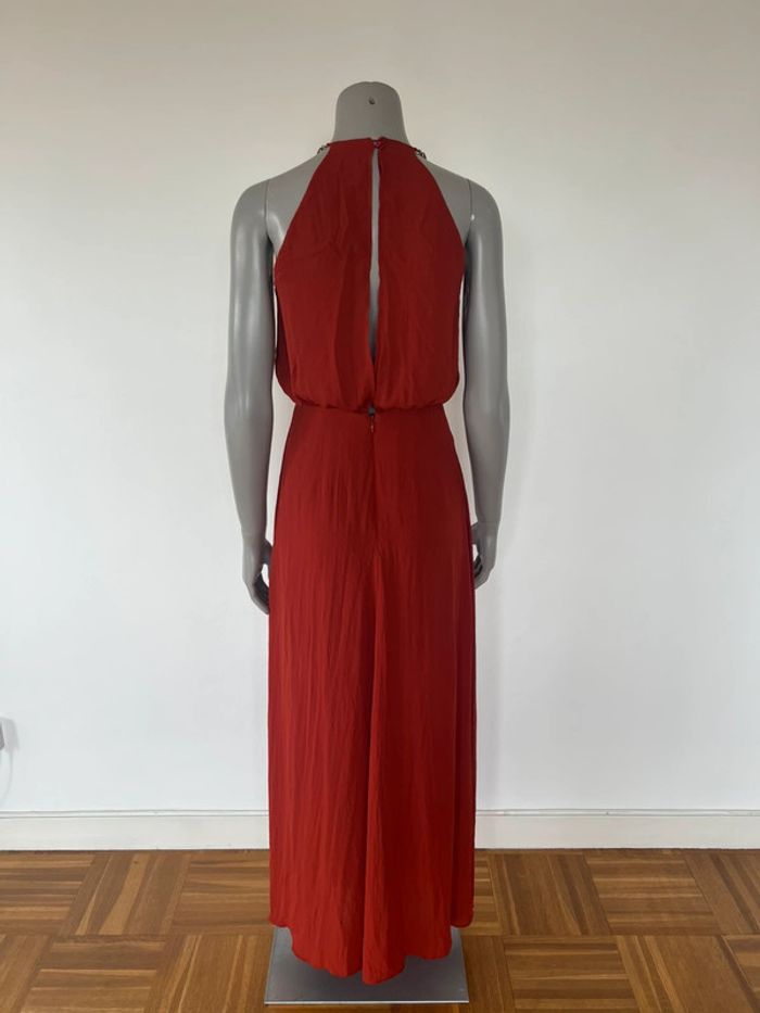 Robe élégante H&M – Terracotta/Rouille – Taille 36 - photo numéro 2