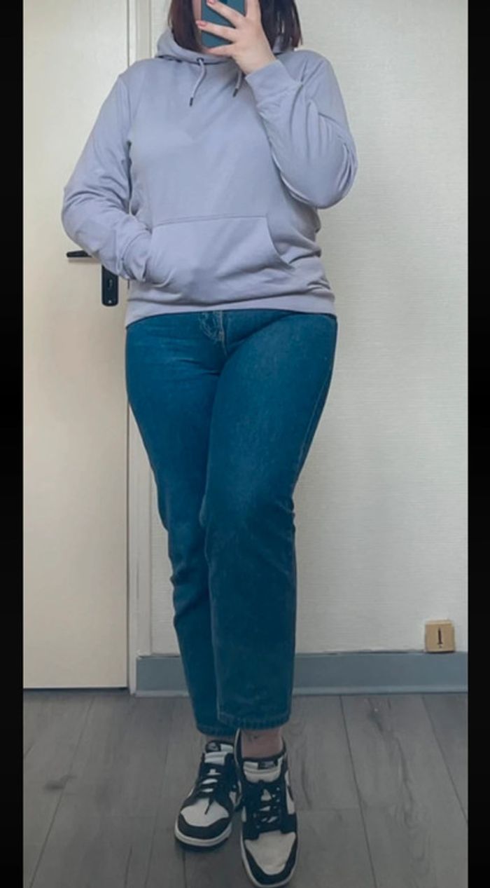 Sweat Lila Clair Gemo taille M en très bon état - photo numéro 6