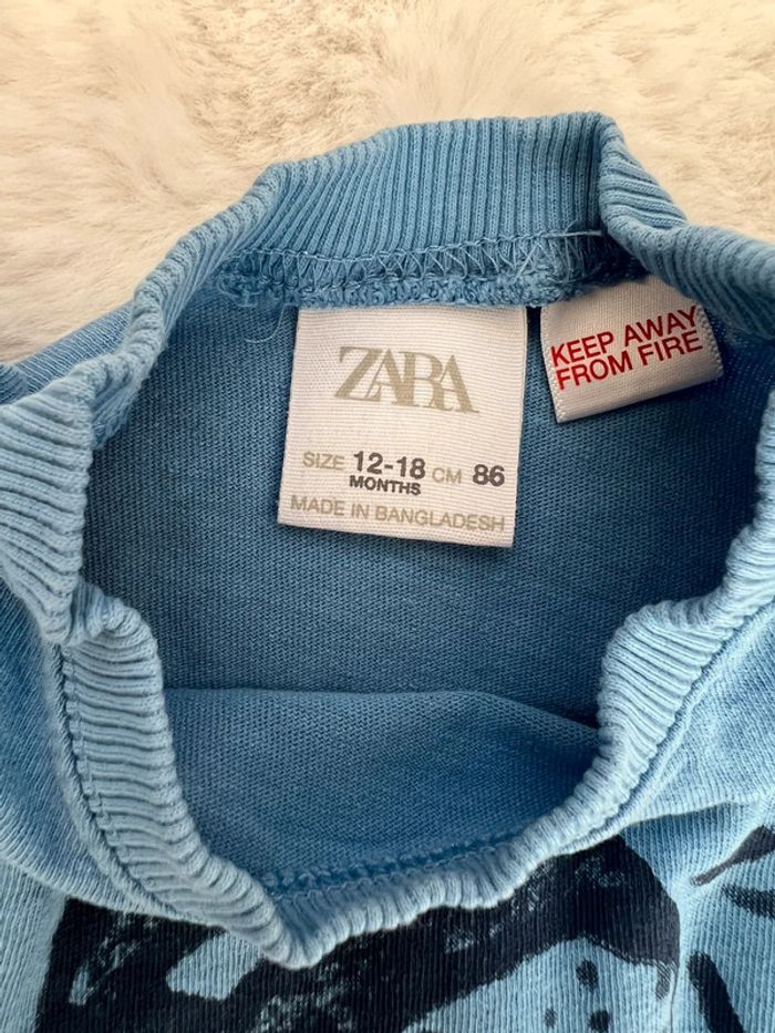 Teeshirt MC Zara 12-18m 86cm - photo numéro 2
