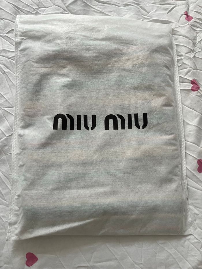Miu Miu sac cabas en crochet à rayures - photo numéro 4