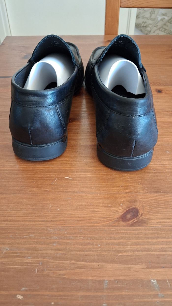 Chaussures cuir mocassin Vintage 44 - photo numéro 7