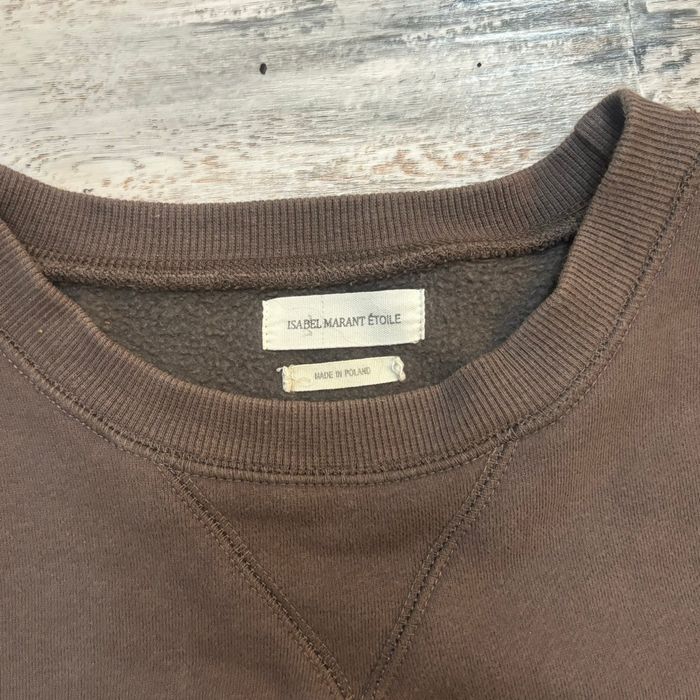 Sweat | Hoodie | Pull Isabel Marant Marron A Payette Noir - photo numéro 8