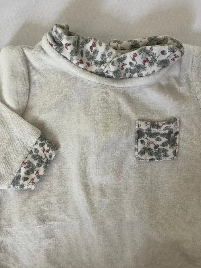 Pyjama et body assorti bébé fille Bouchara – Taille 6 mois - photo numéro 4