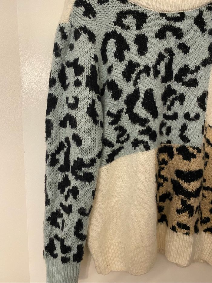 Pull d’hiver multicolores, en bon état , taille 40 - photo numéro 5