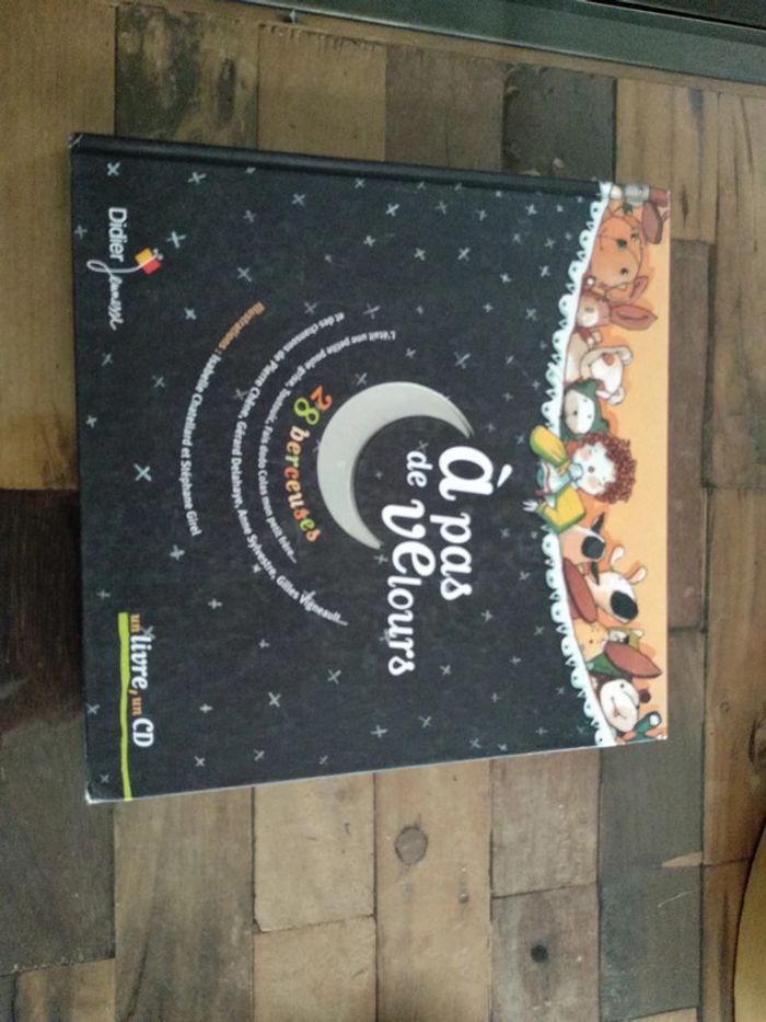 Livre CD 28 berceuses à pas de velours