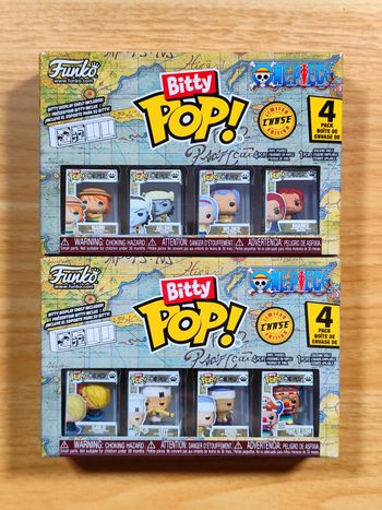 Lot 2 Boîtes Bitty Pop! One Piece - 8 Figurines dont 2 CHASE
