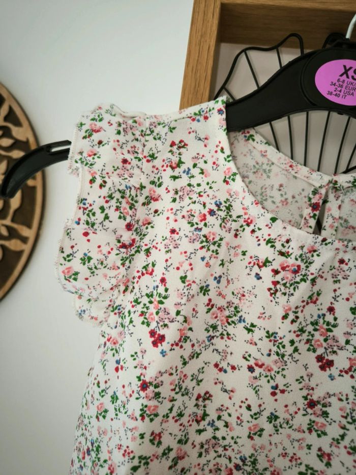 Top haut shein fleurs liberty fille - photo numéro 5