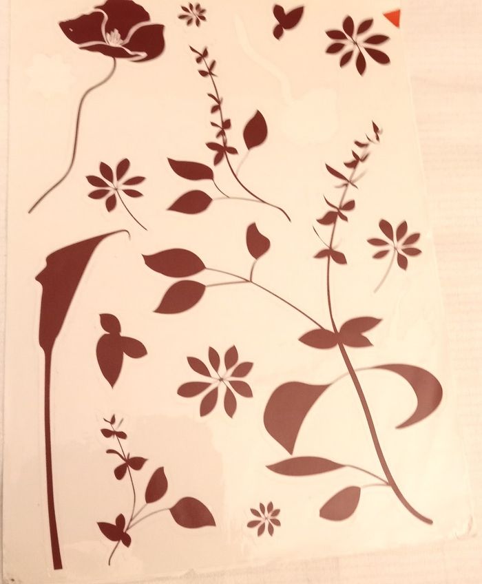 stickers transparent à poser