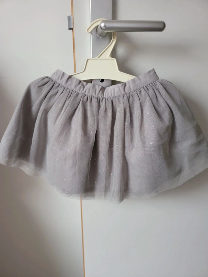 Ensemble t-shirt manches longues et jupe obaibi neuf 18 mois - photo numéro 3