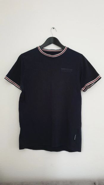 Tee-shirt homme Energetics taille M bleu marine 100% coton