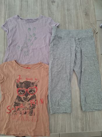 Lot 2 t-shirt 1 pantacourt