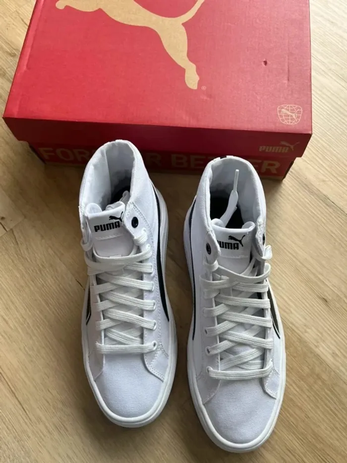 Puma Kaia 2 Mid White Black 38 - photo numéro 2