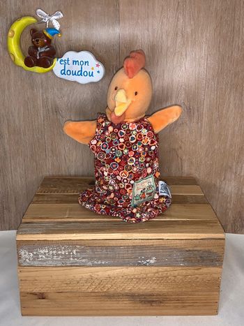 MR195 doudou poule 🐓 Moulin Roty