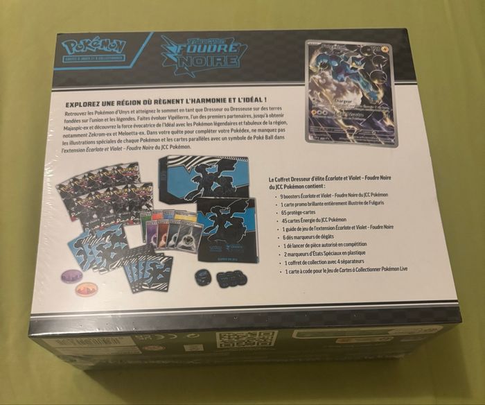 Pokémon coffret ETB foudre noire - photo numéro 2