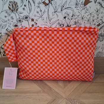 Maxi pochette damier 