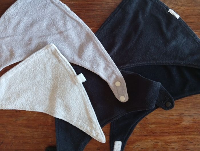 Lot de 5 Bavoir bandana anti bavouille - photo numéro 5