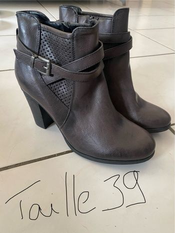 Bottines à talons 