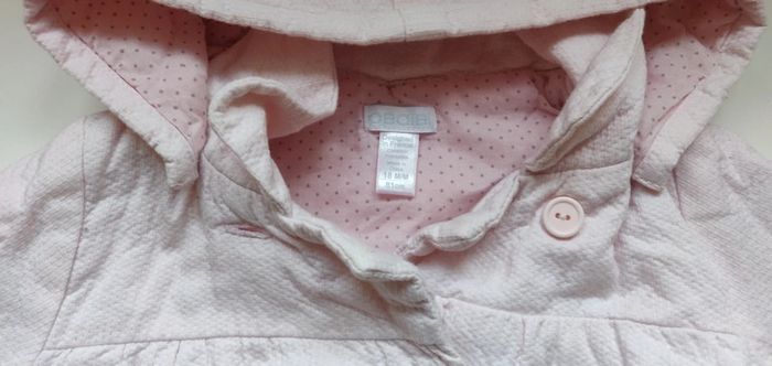 Manteau rose pâle mi saison - photo numéro 3