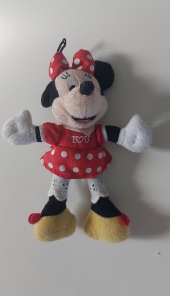 Peluche Minnie - 18 cm environ