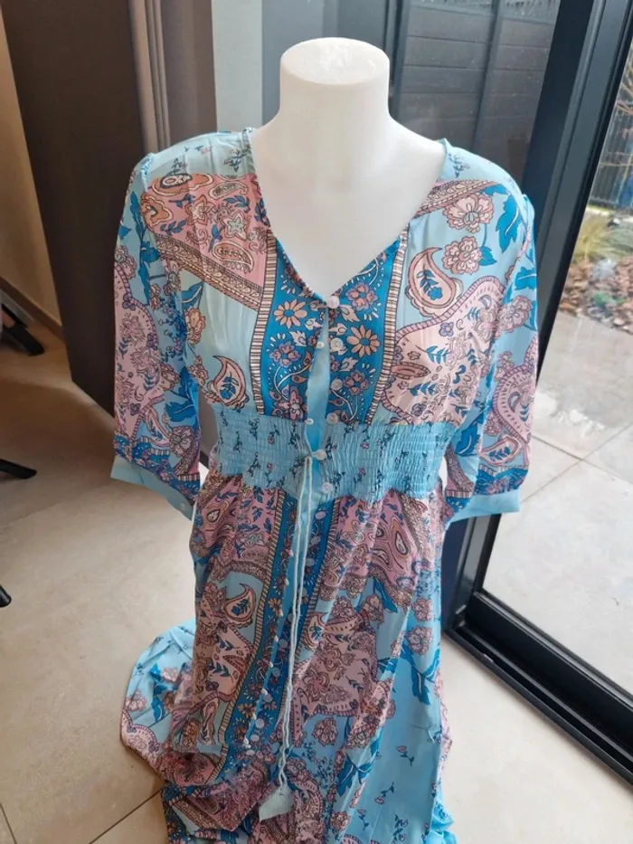 Robe bleu - Aumora - XL - neuve - photo numéro 3