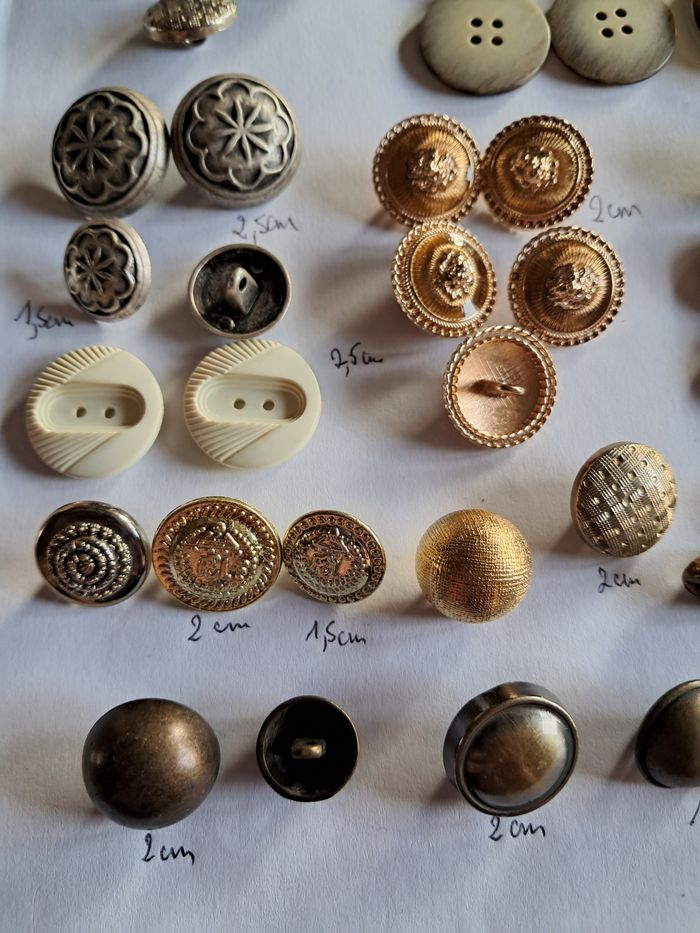 Lot de boutons de couture - photo numéro 4