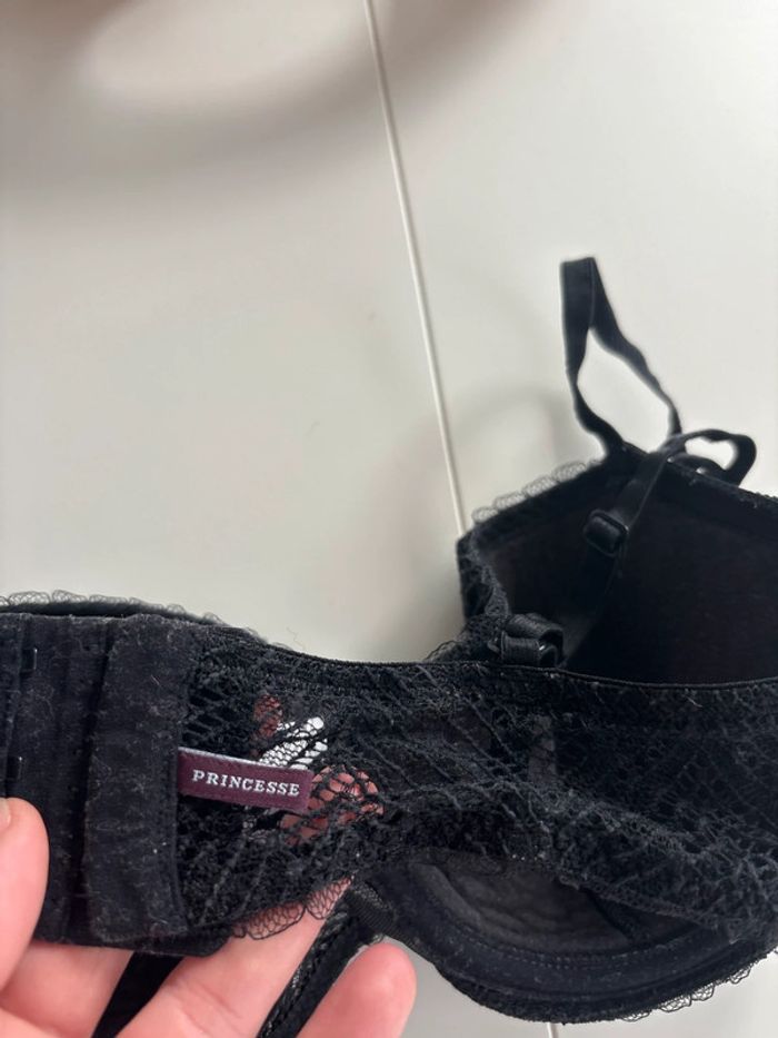 Soutien-gorge noir dentelle Princesse tam-tam– Taille 85B - photo numéro 3