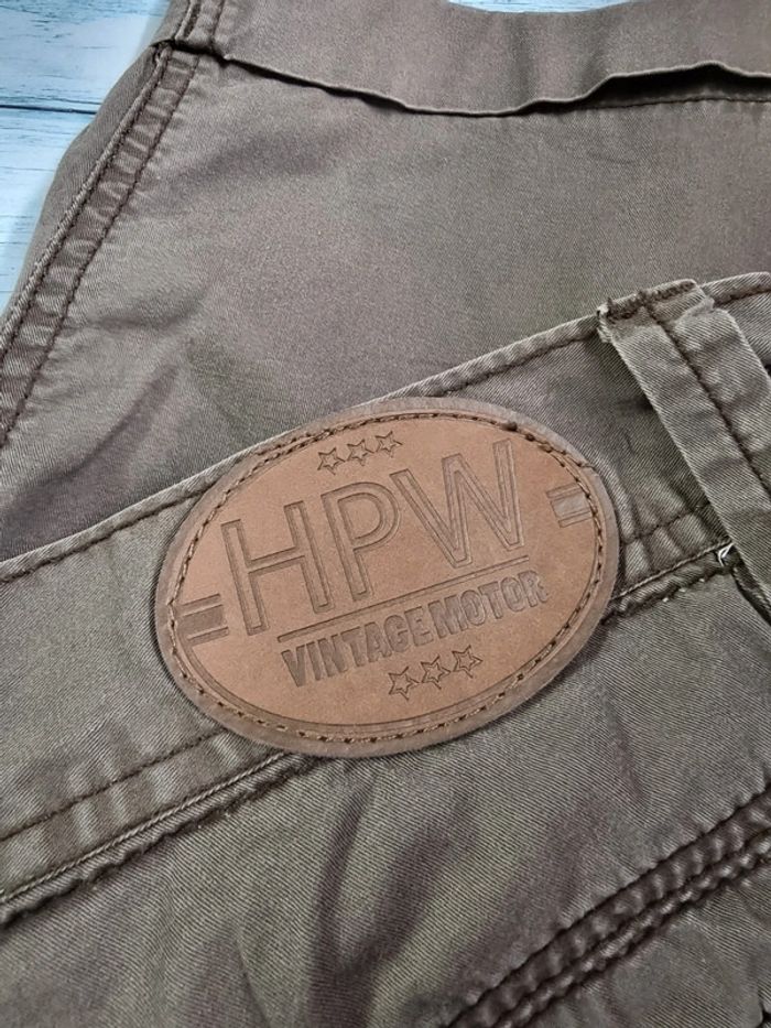 Bermuda homme marron * HPW * Vintage Motor T44 - photo numéro 4