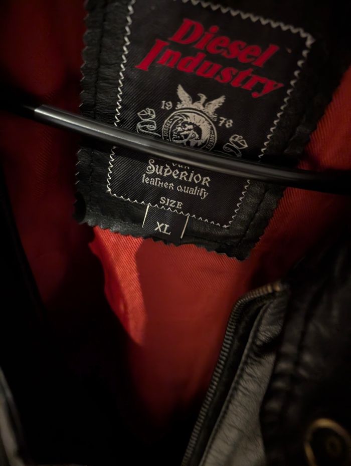 Veste en cuir diesel - photo numéro 3