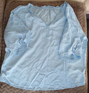 Tunique bleue XL shein