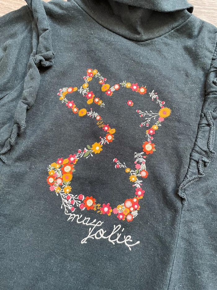 Sous pull motif lapin- mes petits cailloux 12 mois - photo numéro 2