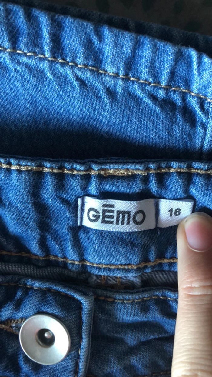 Jean bleu 16 ans Gemo fille - photo numéro 5