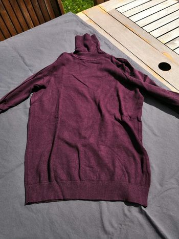 Pull col roulé