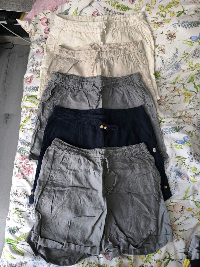 Lot de 5 shorts en lin