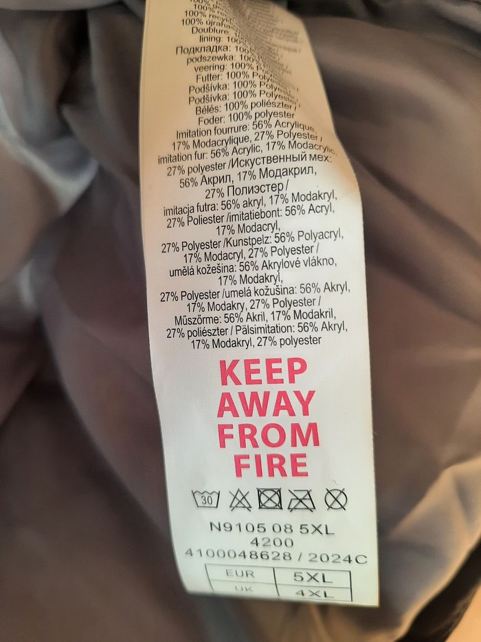 Parka noire homme taille 5 XL - photo numéro 6