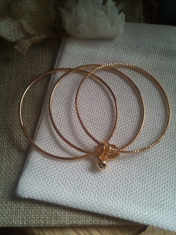 Bracelet triple et grelot - photo numéro 2