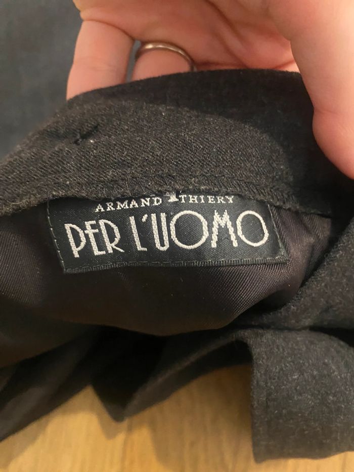 Mini jupe upcyclée grise Chi Kimlong taille 38 - photo numéro 5