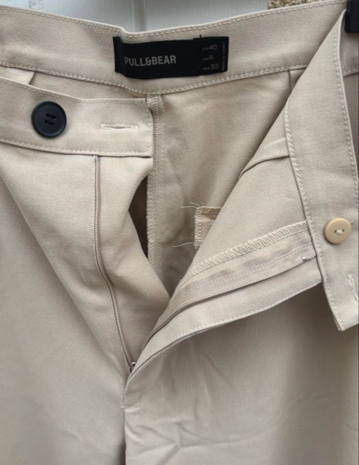 Pantalon large beige - photo numéro 4