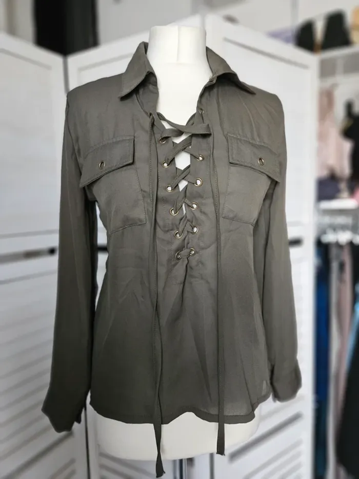 Blouse verte T.S - photo numéro 4