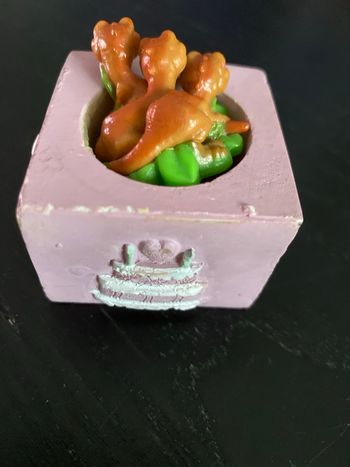 Cube décoratif bébés dinosaures Âge de glace  4 cm