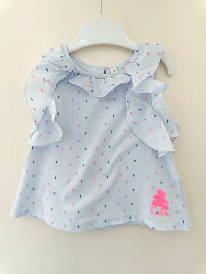 24 mois 2 ans blouse été Lulu castagnette ( 86 cm)