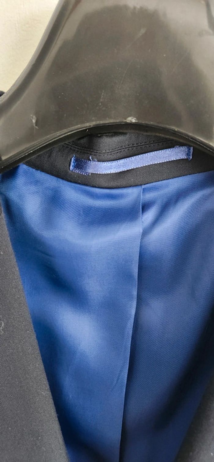 Veste de Costume Celio Bleu Nuit Gris - photo numéro 3