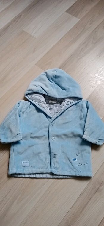 Manteau bleu T 6 mois