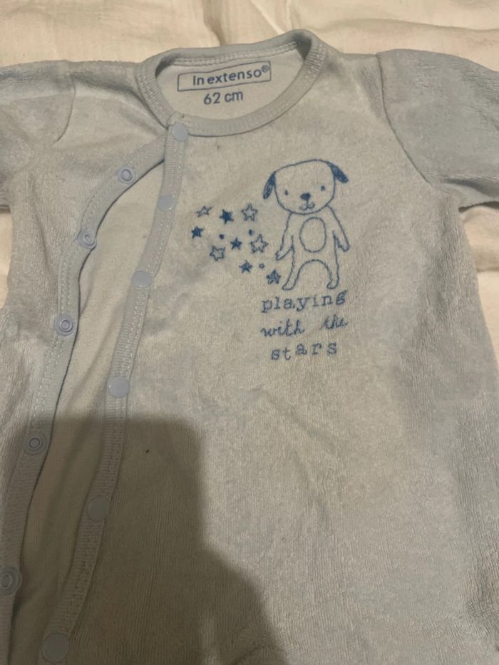 Grenouillère en velours - photo numéro 2