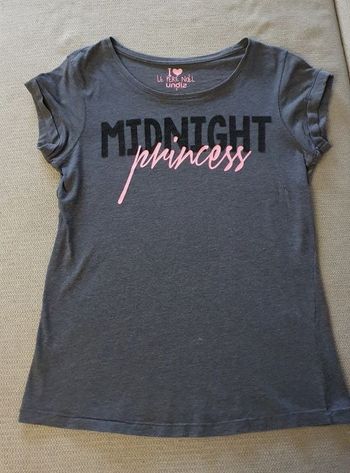 Tee-shirt gris Midnight Princess Undiz S