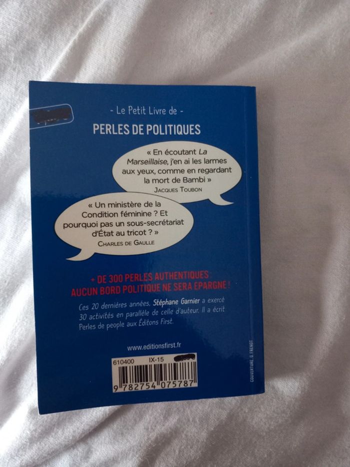 Perle des politiques - photo numéro 2