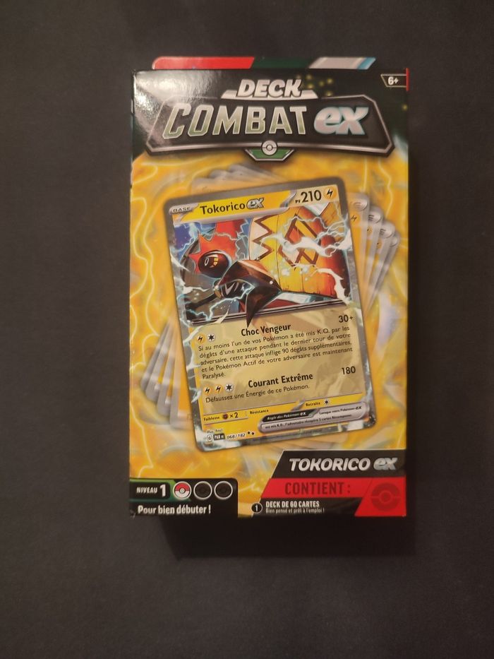 Deck combat ex pokémon tokorico ex neuf