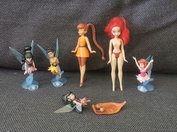Lot figurines fées clochette